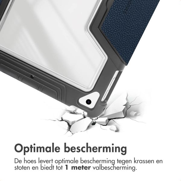 Accezz Rugged Trifold Bookcase Apple iPad 9 (2021) 10.2 inch / iPad 8 (2020) 10.2 inch / iPad 7 (2019) 10.2 inch - Donkerblauw