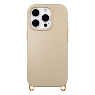Selencia Rivièra MagSafe Backcover met afneembare haakjes Apple iPhone 16 Pro Max - Milky Latte