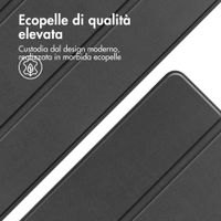 Accezz Trifold Bookcase Samsung Galaxy Tab A7 - Zwart