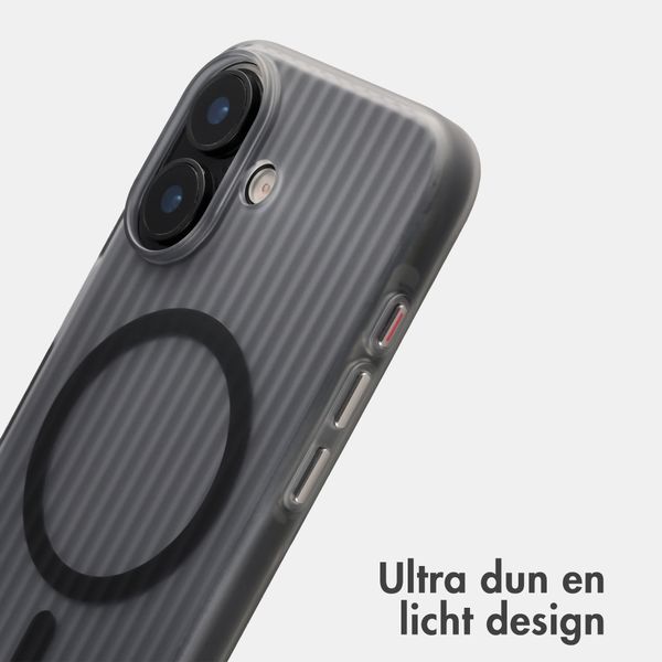 Accezz Lite Backcover met MagSafe | Fluted | Apple iPhone 17 - Smokey Matte