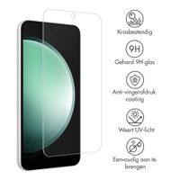 Accezz Gehard Glas Screenprotector voor Accezz Project Applicator Samsung Galaxy S24 FE / A37 / A56