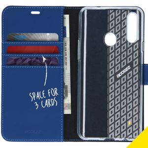 Accezz Wallet Softcase Bookcase Samsung Galaxy A20s - Donkerblauw