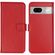 Selencia Echt Lederen Bookcase Google Pixel 8a - Rood