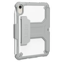 UAG Scout Healthcare backcover met stand en strap iPad Mini 6 (2021) / iPad Mini 7 (2024) - Wit / Grijs