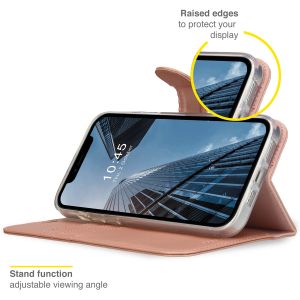 Accezz Wallet Softcase Bookcase iPhone 14 Plus - Rosé Goud