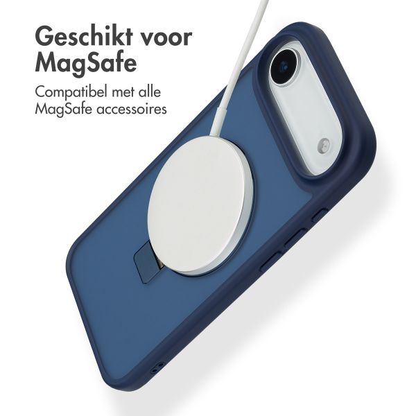 Accezz Ring Stand Backcover met MagSafe Apple iPhone 17 Air - Blauw