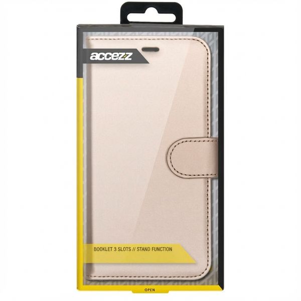 Accezz Wallet Softcase Bookcase Apple iPhone 11 Pro Max - Goud