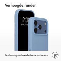 Accezz Liquid Silicone Backcover met MagSafe Apple iPhone 18 Pro Max / 17 Pro Max - Lichtblauw