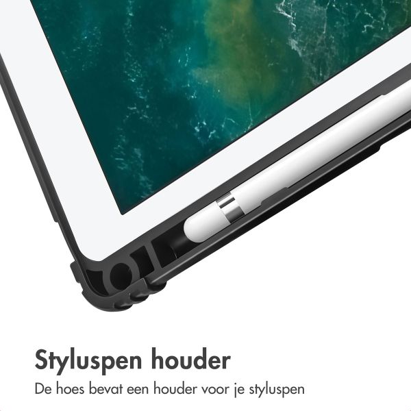Accezz Rugged Trifold Bookcase Apple iPad 6 (2018) 9.7 inch / iPad 5 (2017) 9.7 inch / Air 2 (2014)/Air 1 (2013) - Donkerblauw