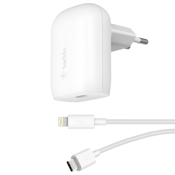 Belkin Boost↑Charge™ Adapter met kabel - USB-C naar Lightning - 1M - 30W - Wit