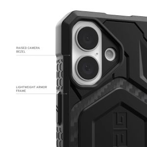 UAG Monarch Pro Backcover iPhone 16 Plus - Carbon Fiber