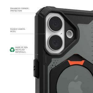 UAG Plasma XTE Backcover MagSafe iPhone 16 - Black / Orange