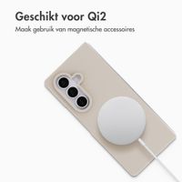 Accezz Liquid Silicone Backcover met MagSafe Samsung Galaxy Z Fold 8 Ultra - Stone