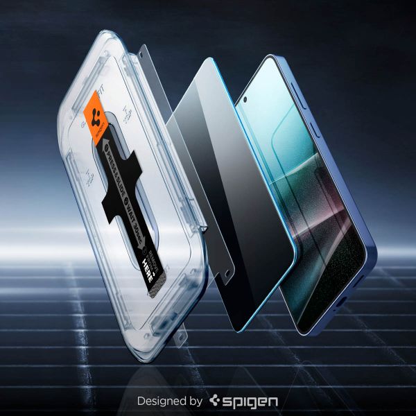 Spigen GLAStR Privacy EZ Fit Screenprotector + Applicator Samsung Galaxy S24 / S25