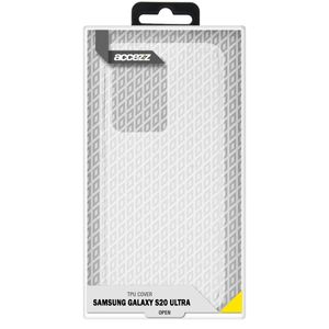 Accezz Clear Backcover Samsung Galaxy S20 Ultra - Transparant