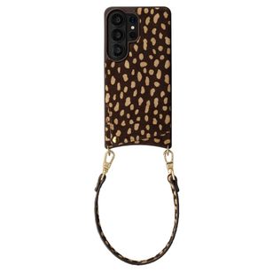 Selencia Nova Real Leather Backcover met Koord en Pashouder Samsung Galaxy S26 Ultra - Fawn Chic