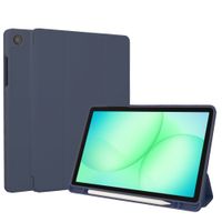 Accezz Smart Silicone Bookcase Samsung Galaxy Tab A11 Plus / A9 Plus - Donkerblauw