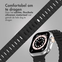Accezz Ocean bandje Apple Watch | 44/45/46/49 mm - Zwart