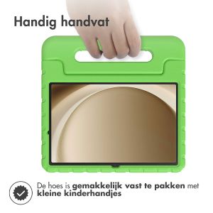 Accezz Kidsproof Backcover met handvat Samsung Galaxy Tab A9 Plus - Groen