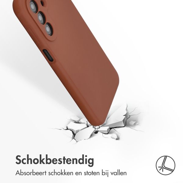 Accezz Liquid Silicone Backcover Samsung Galaxy A27 (5G) - New Tea Brown
