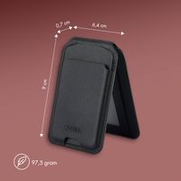 Accezz Leren Wallet met standaard voor MagSafe - Onyx Black
