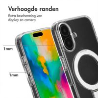 Accezz Ring Stand Backcover met MagSafe Apple iPhone 16 - Transparant