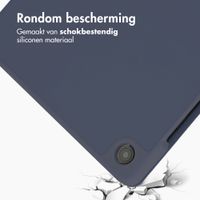 Accezz Smart Silicone Bookcase Samsung Galaxy Tab A11 Plus / A9 Plus - Donkerblauw