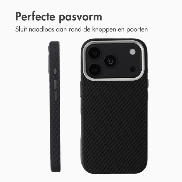 Accezz Mesh Backcover met MagSafe Apple iPhone 17 Pro Max - Zwart