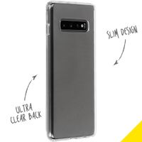 Accezz Clear Backcover Samsung Galaxy S10 Plus - Transparant