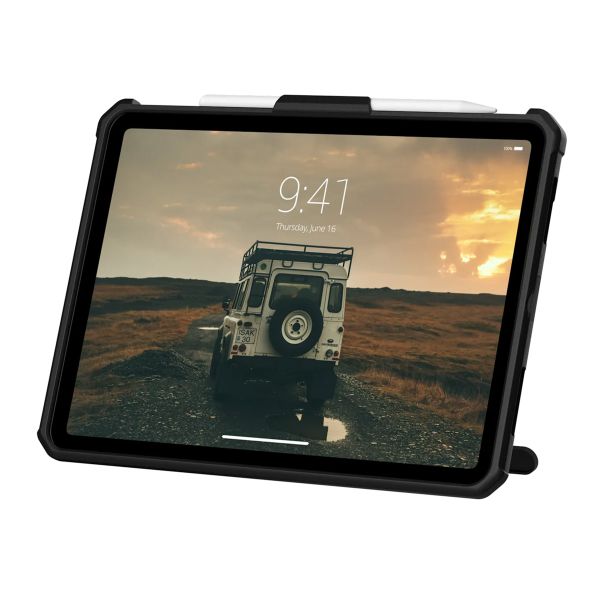 UAG Scout backcover met KickStand en Handstrap Apple iPad 11 (2025 A16 / iPad 10 (2022) in fabrieksverpakking - Zwart