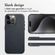 Accezz MagSafe Leather Backcover iPhone 15 Pro Max - Onyx Black