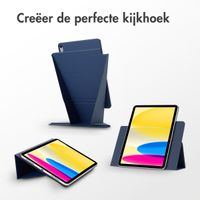 Accezz High Stand tablet case Apple iPad 11 (2025) 11 inch / iPad 10 (2022) 10.9 inch - Donkerblauw