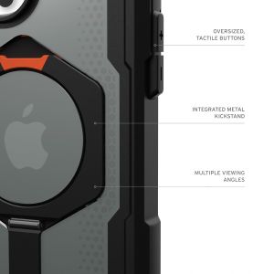 UAG Plasma XTE Backcover MagSafe iPhone 16 Pro - Black / Orange