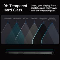 Spigen GLAStR Privacy EZ Fit Screenprotector + Applicator Apple iPhone 16 Pro