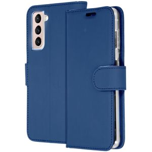 Accezz Wallet Softcase Bookcase Samsung Galaxy S21 - Donkerblauw