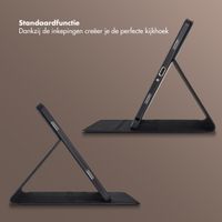 Selencia Riva Bookcase Samsung Galaxy Tab A9 Plus - Zwart