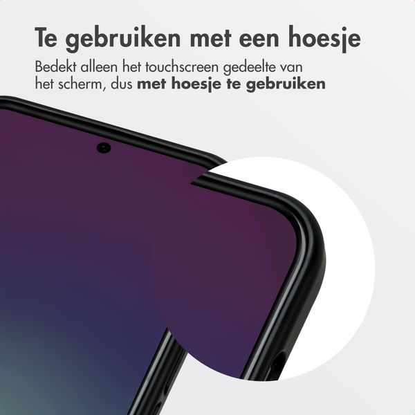 Accezz Gehard Glas Privacy Screenprotector + Applicator Samsung Galaxy A57 (5G)