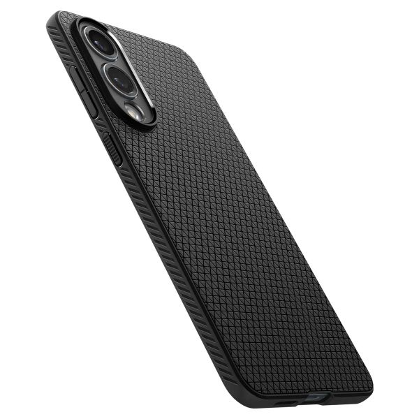 Spigen Liquid Air Backcover Samsung Galaxy S25 Edge - Zwart