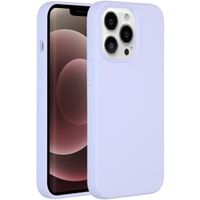 Accezz Liquid Silicone Backcover iPhone 13 Pro Max - Paars