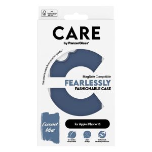 CARE by PanzerGlass Fashion Backcover MagSafe iPhone 16 - Blauw