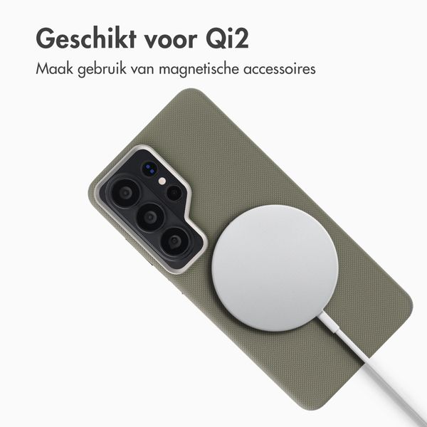 Accezz Mesh Backcover met MagSafe Samsung Galaxy S26 Ultra - Donkergrijs