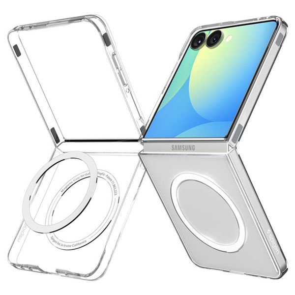 Spigen AirSkin Backcover MagSafe Samsung Galaxy Z Flip 6 / Flip 7 FE - Clear / White