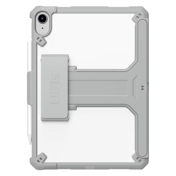 UAG Scout Healthcare backcover met stand en strap in fabrieksverpakking Apple iPad 11 (2025) 11 inch A16 / iPad 10 (2022) 10.9 inch - Wit / Grijs