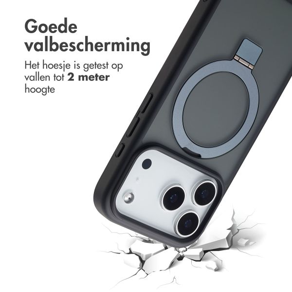 Accezz Ring Stand Backcover met MagSafe Apple iPhone 17 Pro Max - Zwart