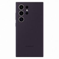 Originele Silicone Backcover Samsung Galaxy S24 Ultra - Dark Violet