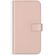 Selencia Echt Lederen Bookcase Samsung Galaxy S20 FE - Roze