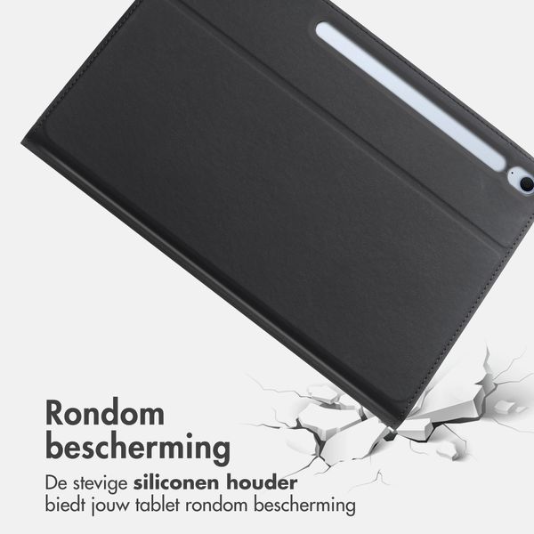 Accezz Classic Tablet Case Samsung Galaxy Tab S10 FE Plus - Zwart