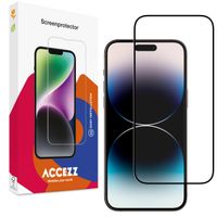 Accezz Gehard Glas Full Cover Screenprotector Apple iPhone 14 Pro / 15 / 16