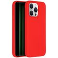 Accezz Liquid Silicone Backcover met MagSafe iPhone 15 Pro Max - Rood