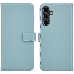 Selencia Echt Leren Bookcase Samsung Galaxy A16 - Air Blue